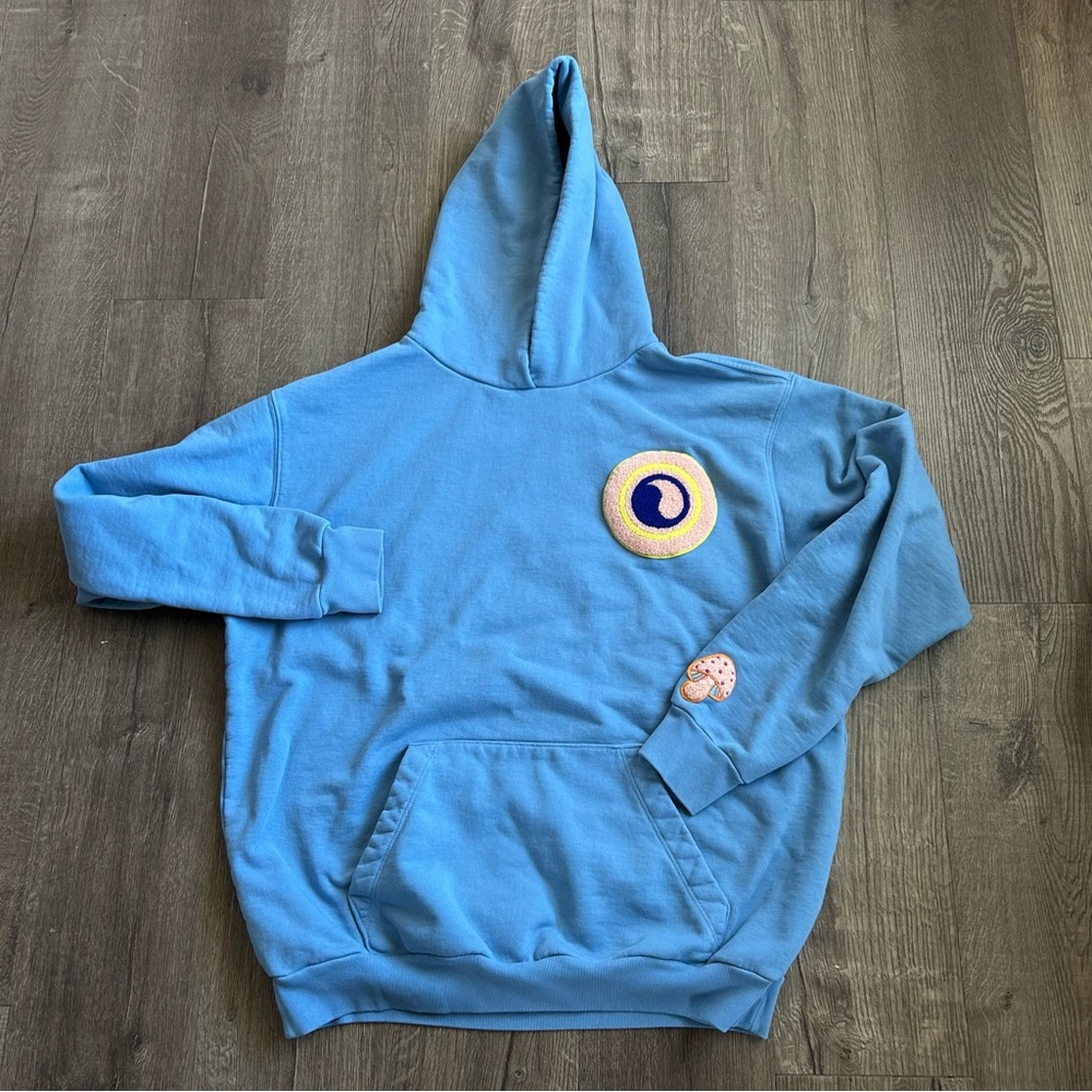 Valas Los Angeles Ying Yang Pullover Hoodie sz Large.